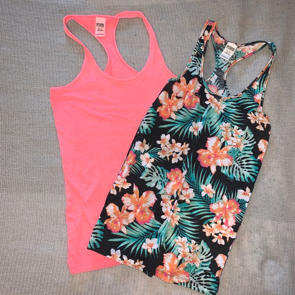 VS PINK SUMMER RACER BACK TANK BUNDLE‼️